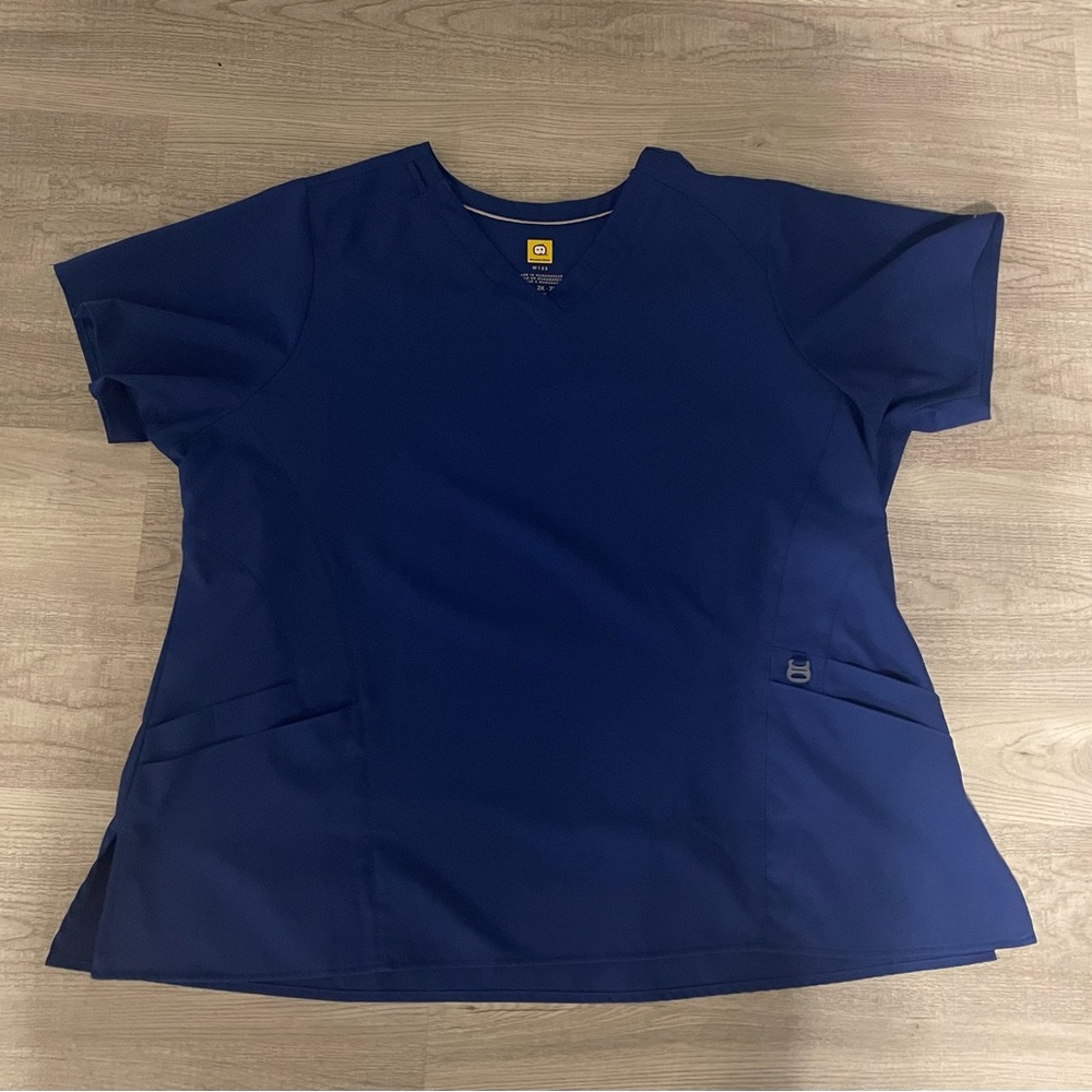WonderWink Women's Galaxy Blue Scrub Set 2XL